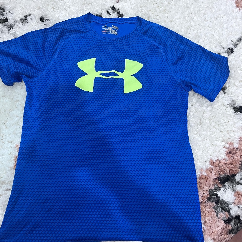 boys blue sports shirt